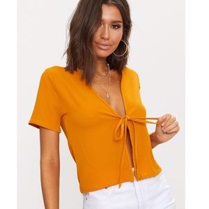 Prettylittlething tie top